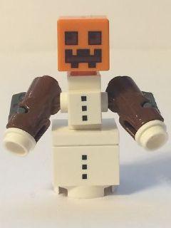 LEGO Minifigure-Snow Golem-Minecraft-MIN043-Creative Brick Builders